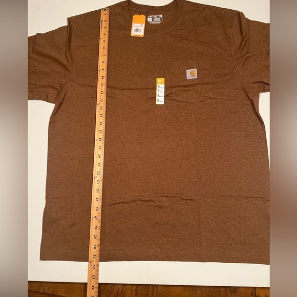NWT Carhartt Men's T-Shirt XL Loose Fit Heavyweight Pocket Tee Short Sleeve (B4) - Picture 2 of 5